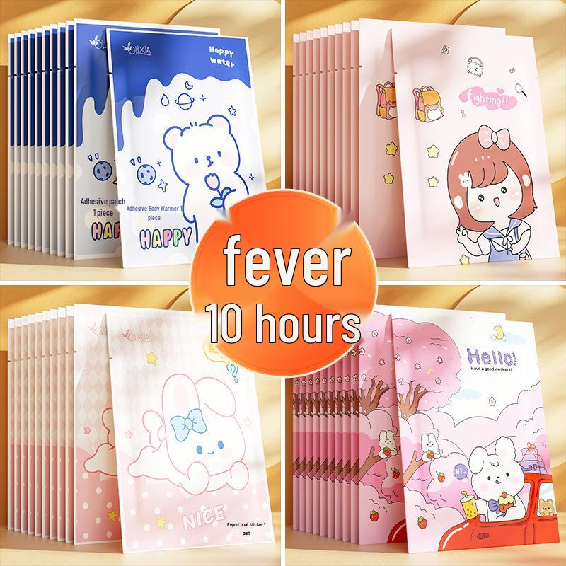 Roztomilé samohřejivé zimní nálepky pro dívky: 12hodinové teplo pro tělo a nohy