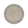 Round Flannel Modern Rug for Living Room, Study, or Bedroom - Perfect for Sofa, Coffee Table, Chair Pad, or Bedside Mat