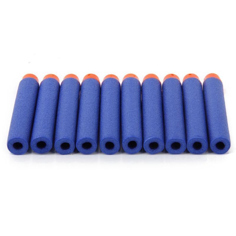 100PCS For Nerf Balls Soft Hollow Hole Head 7.2cm Refill Darts Toys for Nerf Series Blasters Xmas