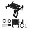   Anti-slip     Phone Holder Mount Aluminum Bike Handlebar Mobile Phone Holder Handlebar Clip Stand for 3.5-6.2inch Smart Mobile Phon