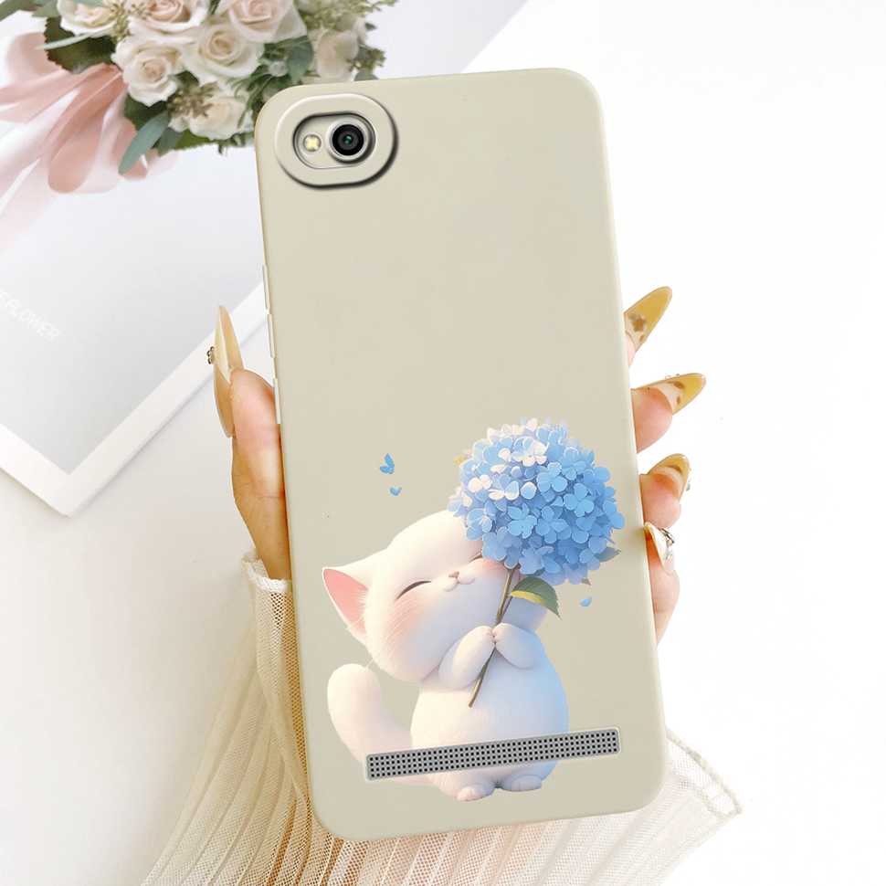 For Xiaomi Redmi 5A Case Cute Cartoon Cat Soft Silicone Back Cover For Redmi 5A MCG3B MCI3B Phone Cases Bumper