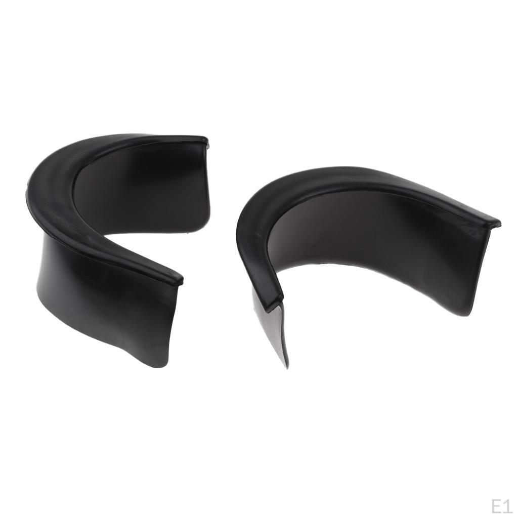 Pieces of 6 Rubber Pool Table Pocket Liners Replacement 2