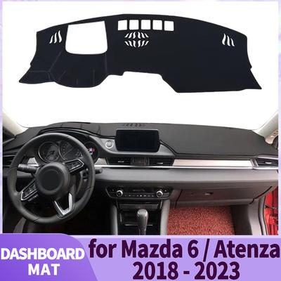 Fit for Mazda 6 GJ GL Mazda6 Atenza 2018-2023 Car Accessories Dashmat Dashboard Cover Pad DashMat Sunshade Protective Carpet