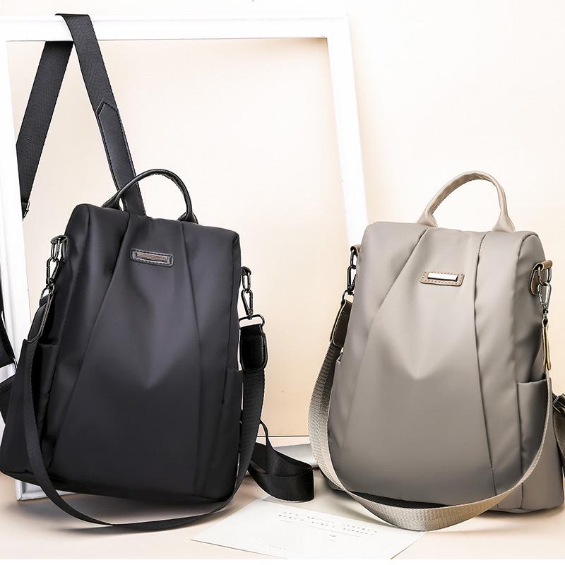 Anti-theft Double Shoulder Bags Women Waterproof Oxford Cloth Travel Backpack Nylon Backpacks Accessories for Travel Student