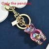 Style 3d Bear Keychain With Electroplated Metal For Bag Decoration