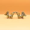 1Pcssanxingdui Brass Divine Beast Ornament Keychain Pendant Backpack Pendantgift Gift Tourism Commemoration