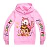 2026 Fall Anime Flamingo Youtube Gamer Albert Mr Flimflam Hoodie Kids Cute Sweatshirts Baby Boys Casual Coats Girls Outerwear