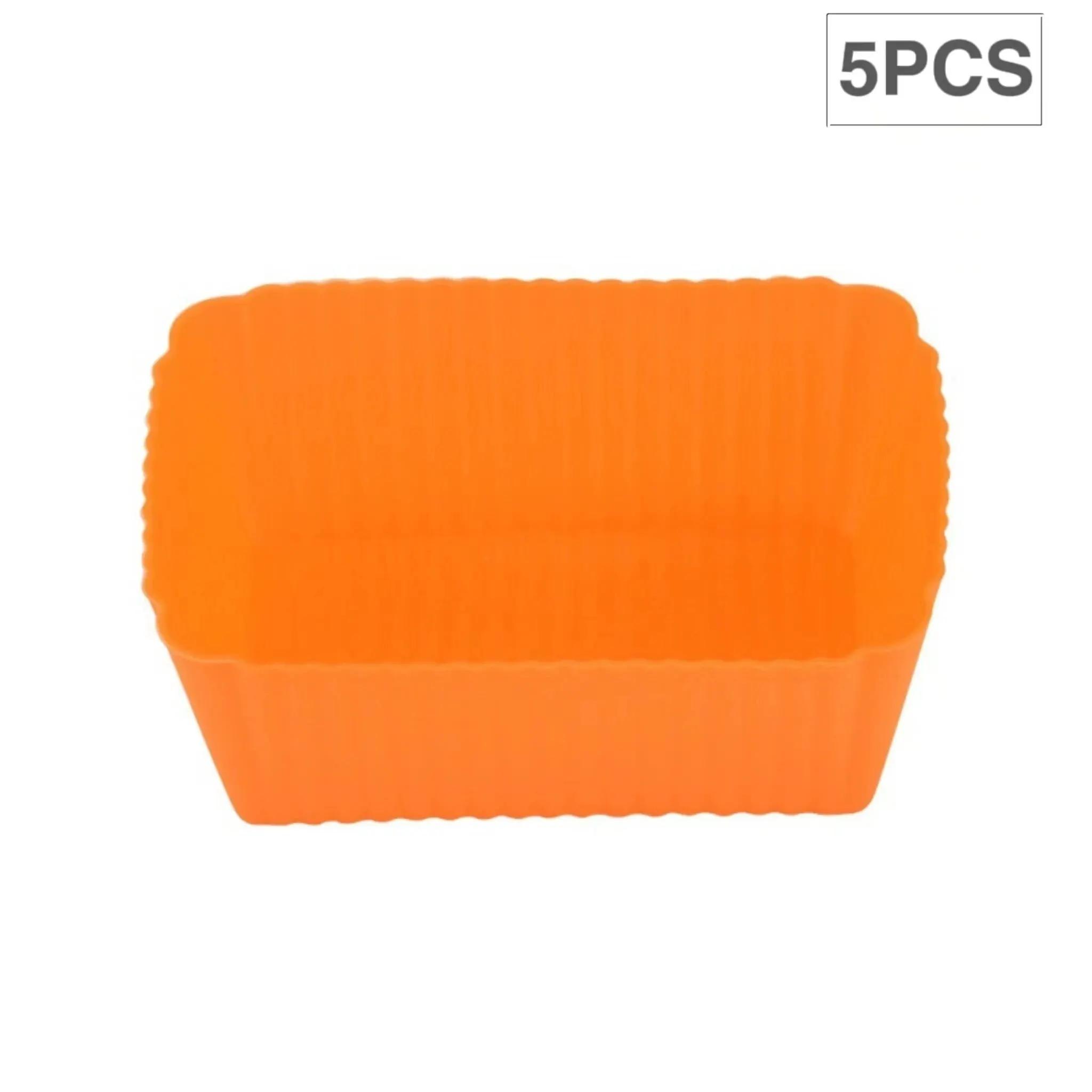 

Несколько прямоугольных силиконовых форм для выпечки, инструмент для маффинов, желе, пудинга, DIY тортов и хлеба