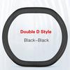 Double D Style for Xpeng G6 Steering Cover Original White Blue Black Interior Accessories Non-slip Steering Wheel Conversion Kit