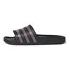 Adidas Adilette Aqua Slides Comfortable Silent Slide Sandals Women Slides Black Purple GX4279