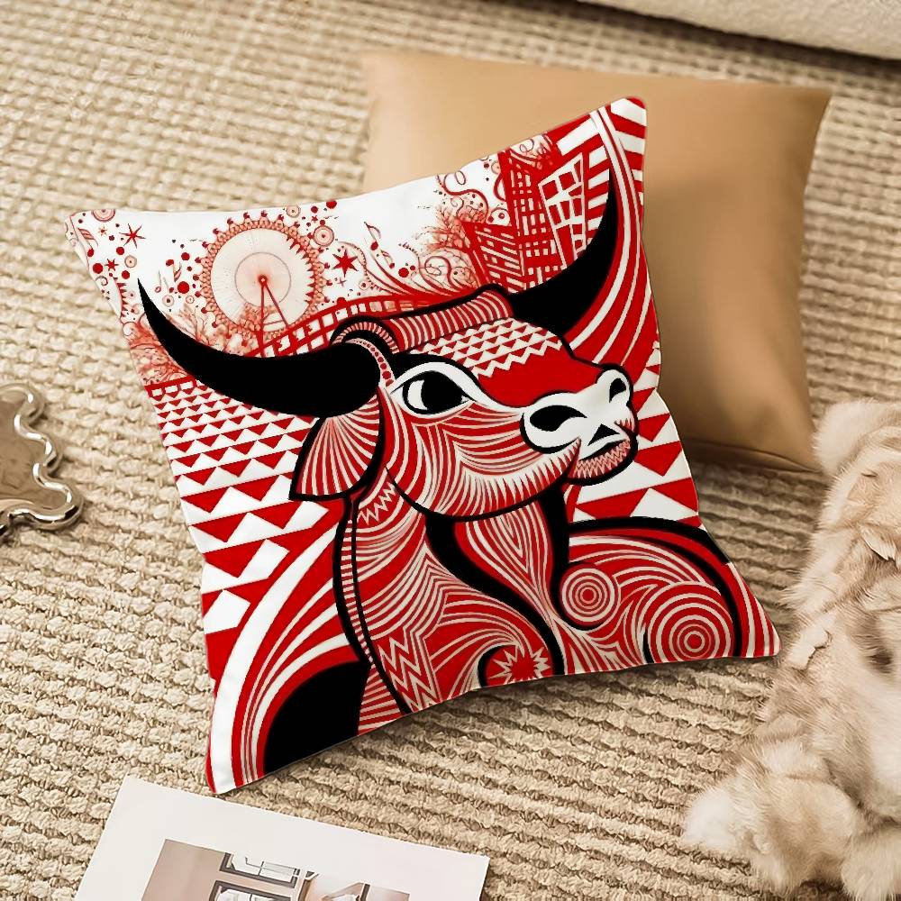 Испанская Коррида Наволочка Антипылевой клещ Невидимая молния Диван Кровать 12x12Inch