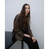 Gnarly Fake Leather Pocket Long Blouse Er4wb160
