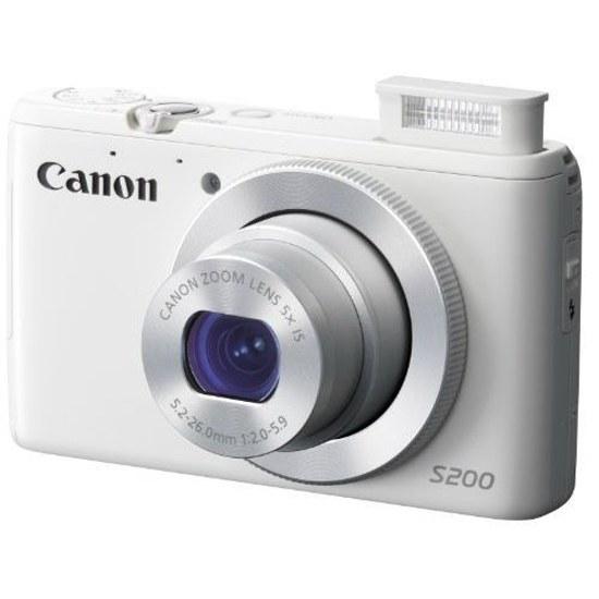 Used 1-year warranty excellent condition Canon PowerShot S200 White