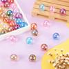 Beadthoven Set of about 20 transparent acrylic AB color round decorative bead accessory for handmade handmade craft supplies 100, 20mm, colors, beads,