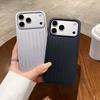 Aluminiumlegierung Handyhüllen für iPhone 18 17 16 15 14 Pro Max 3D Wellenstreifen Rückseite Luxus Business Gepäckabdeckung für Rimowa