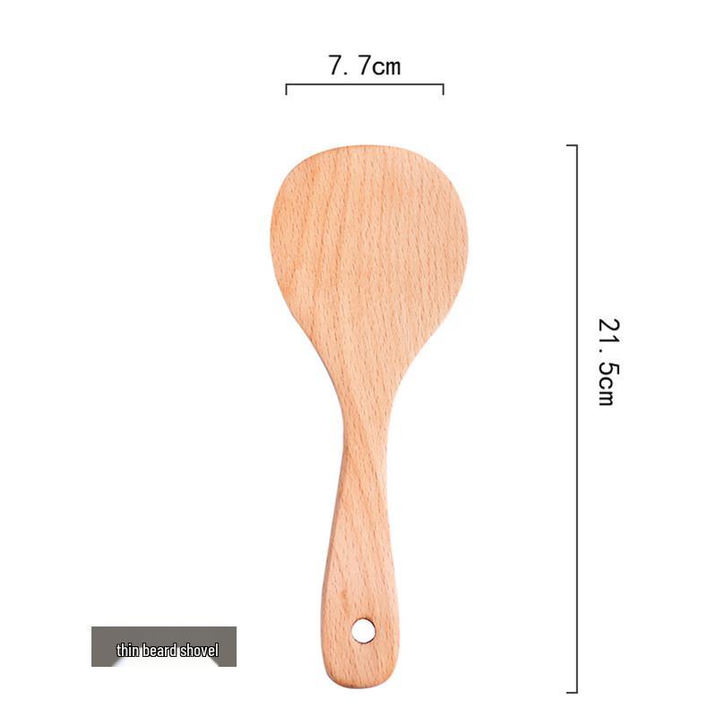 ZISIZ Beechwood Cooking Utensil 4-Piece Set