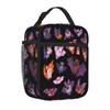 Bestselling Bat - Dark 3D Stereo Food Tote Bag Daily Meal Prep Canvas Lunch Bag