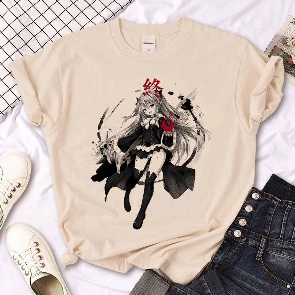 

Футболка Сераф Конца мужская летняя графическая уличная футболка для мальчика дизайнерская одежда 2000-х 4XL