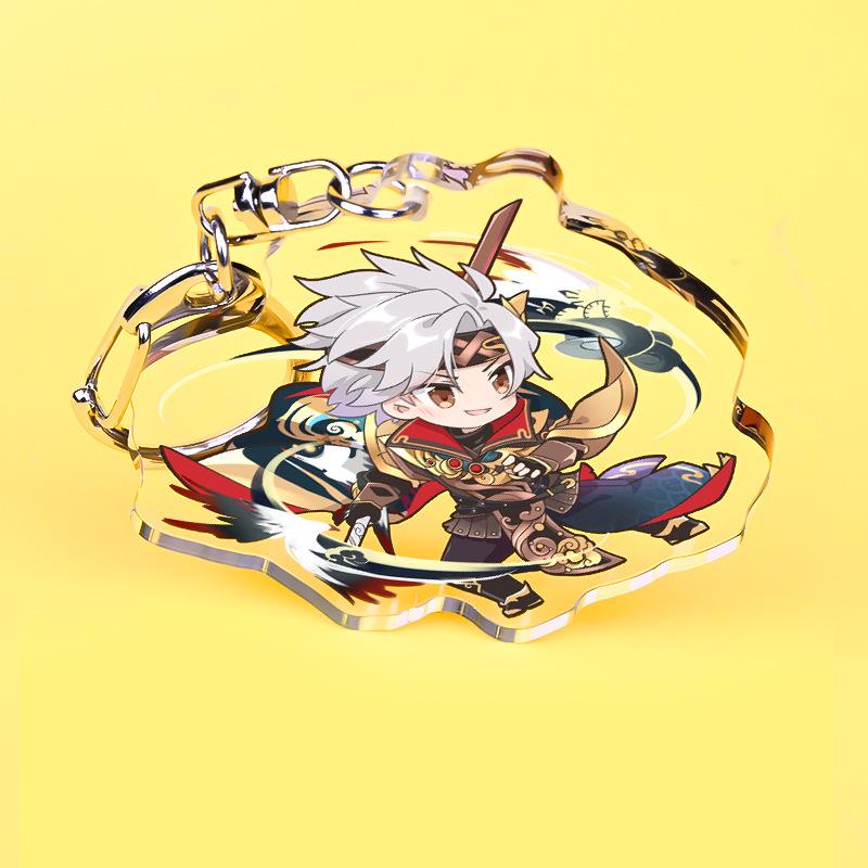 Custom Acrylic Anime Keychain with Transparent Photo Stand