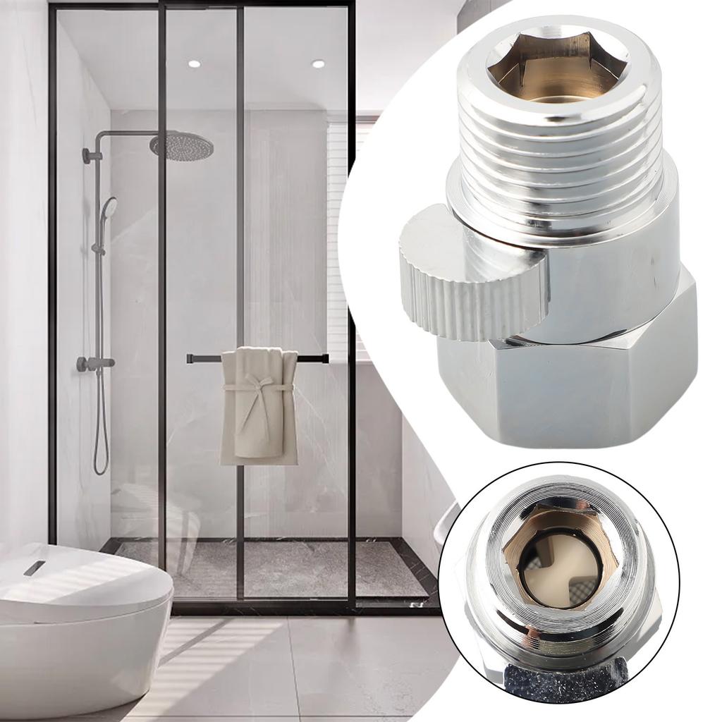 Shower On Off Valve 40mm Anti-Leak Design Chrome Finish