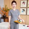 Teluoman Women's Summer Spa & Salon Workwear Set