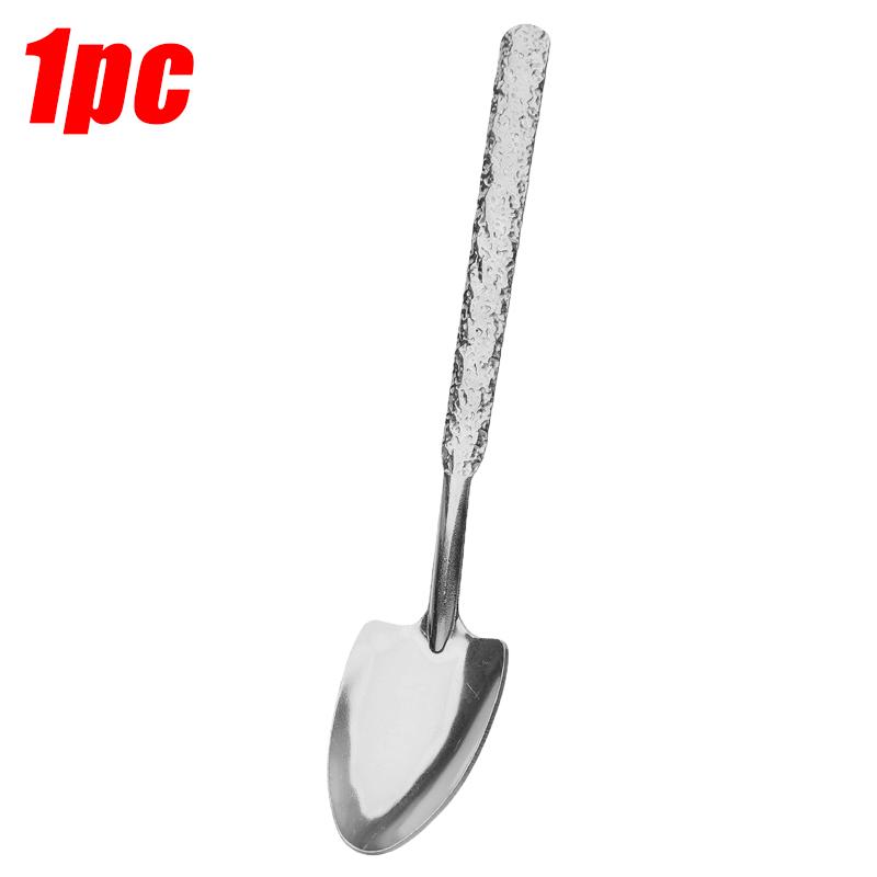 

Stainless Steel Coffee Tea Spoon for Dinner Ice Cream Watermelon Creative Kitchen Tableware Bar Tool Gold Silver Shovel Spoons