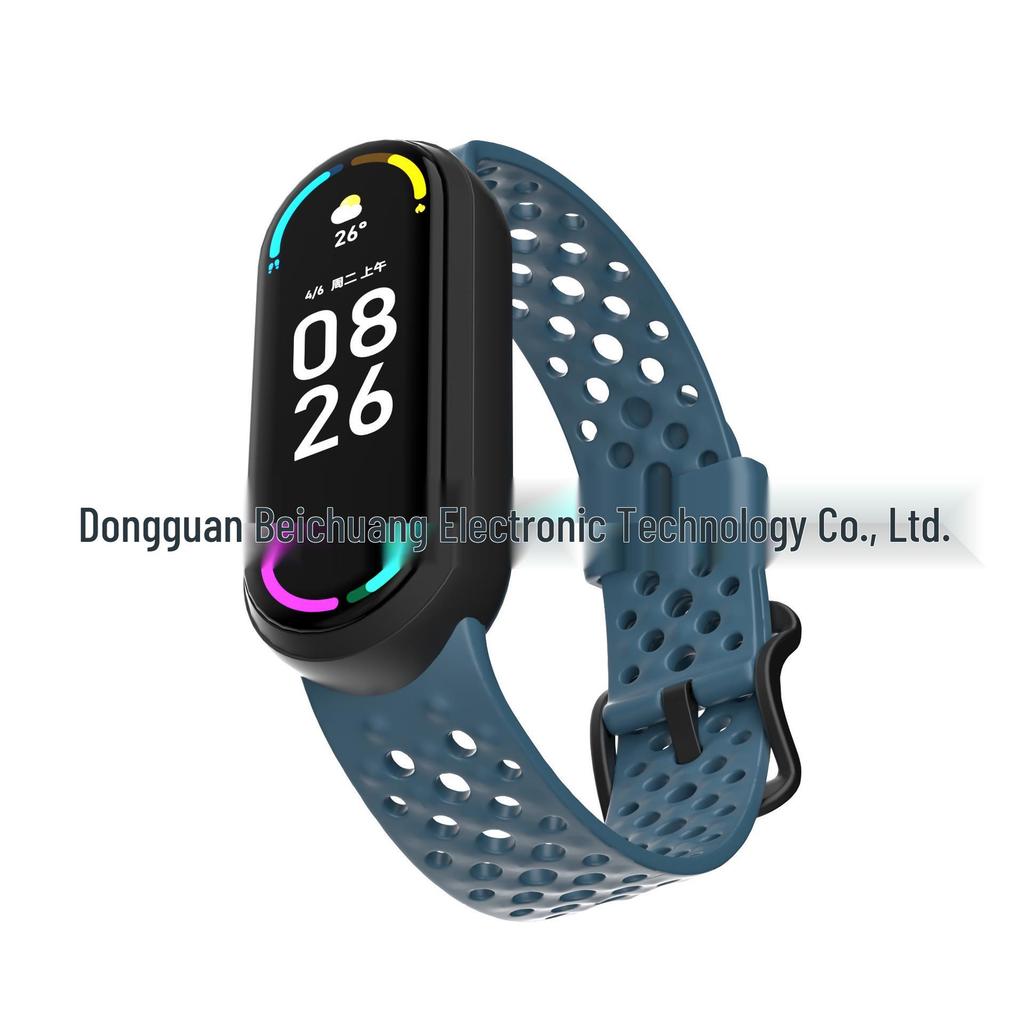Silicone Strap with Cloud Hole Design for Xiaomi Mi Band 8/9/10