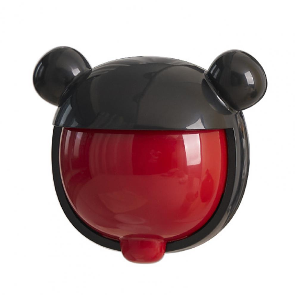 Toothbrush Holders with Cover U-shaped Toothbrush Holder Dustproof Wall Mounted Toothbrush Holder Bathroom Accessories