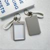 Ins Volltonfarbe ID-Kartenhalter Studentenbus-Kartenetui Abzeichenkartenhülle Damen Kreditkartenhalter mit Handseil-Lanyard