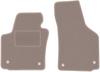 Beżowe dywaniki przednie do: Seat Leon II hatchback (2005-2012)