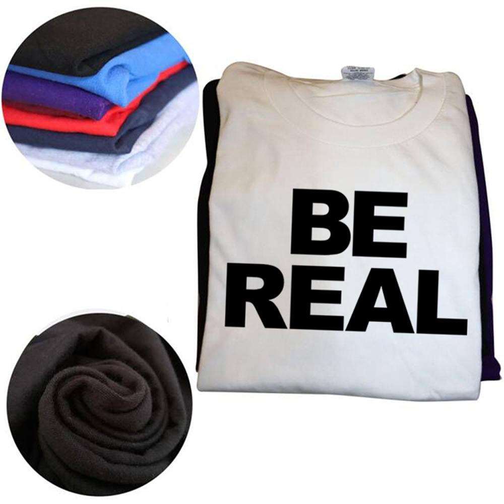 Tricouri Noutate Minunate Fii Real Grafic Bumbac Streetwear Mânecă Scurtă Cadouri de Ziua de Naștere Tricou Stil de Vară Îmbrăcăminte Bărbați