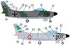 Miniwing 1/144 F-86K Sabre Dog West Germany/Italy Plastic Model Kit MWG144380 (Airplane)