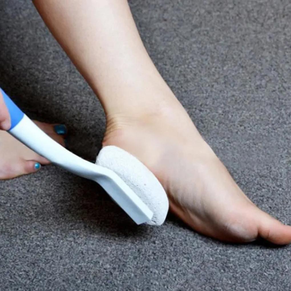 Old People Stone Brush Handheld Home Salon Foot Caring Exfoliating Callus Removal Brushes Scrubber Cleaning Tool