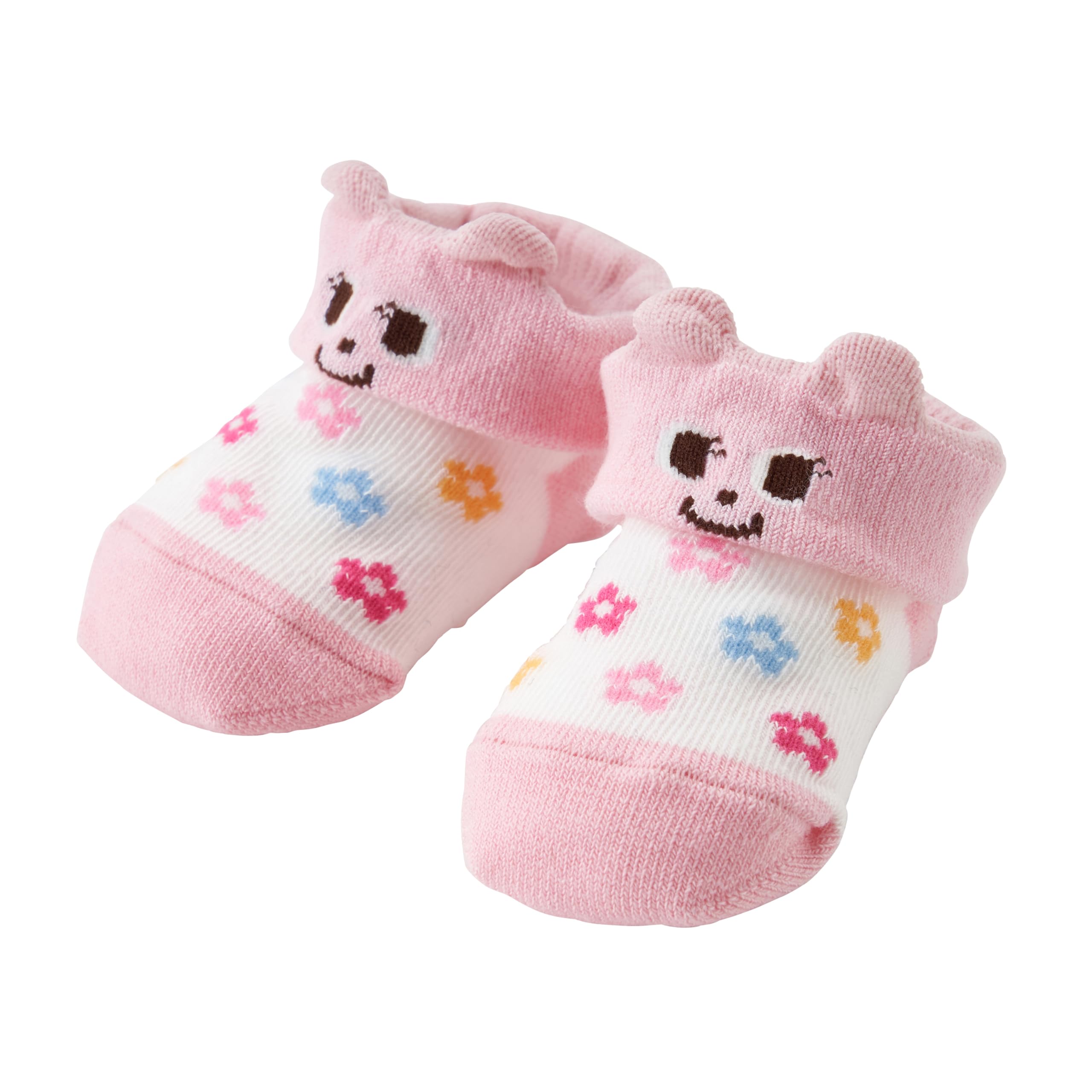 

MIKI HOUSE Baby Made in for Boys and Sizes Socks, Japan, Girls, 9-11cm, Pink, 10-9510-497 розовый