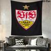 VfB Stuttgart Wall Tapestry Aesthetic Wall Hanging Printed Fabric Blanket Decorative Tapestries for Bedroom Living Room Home Decor