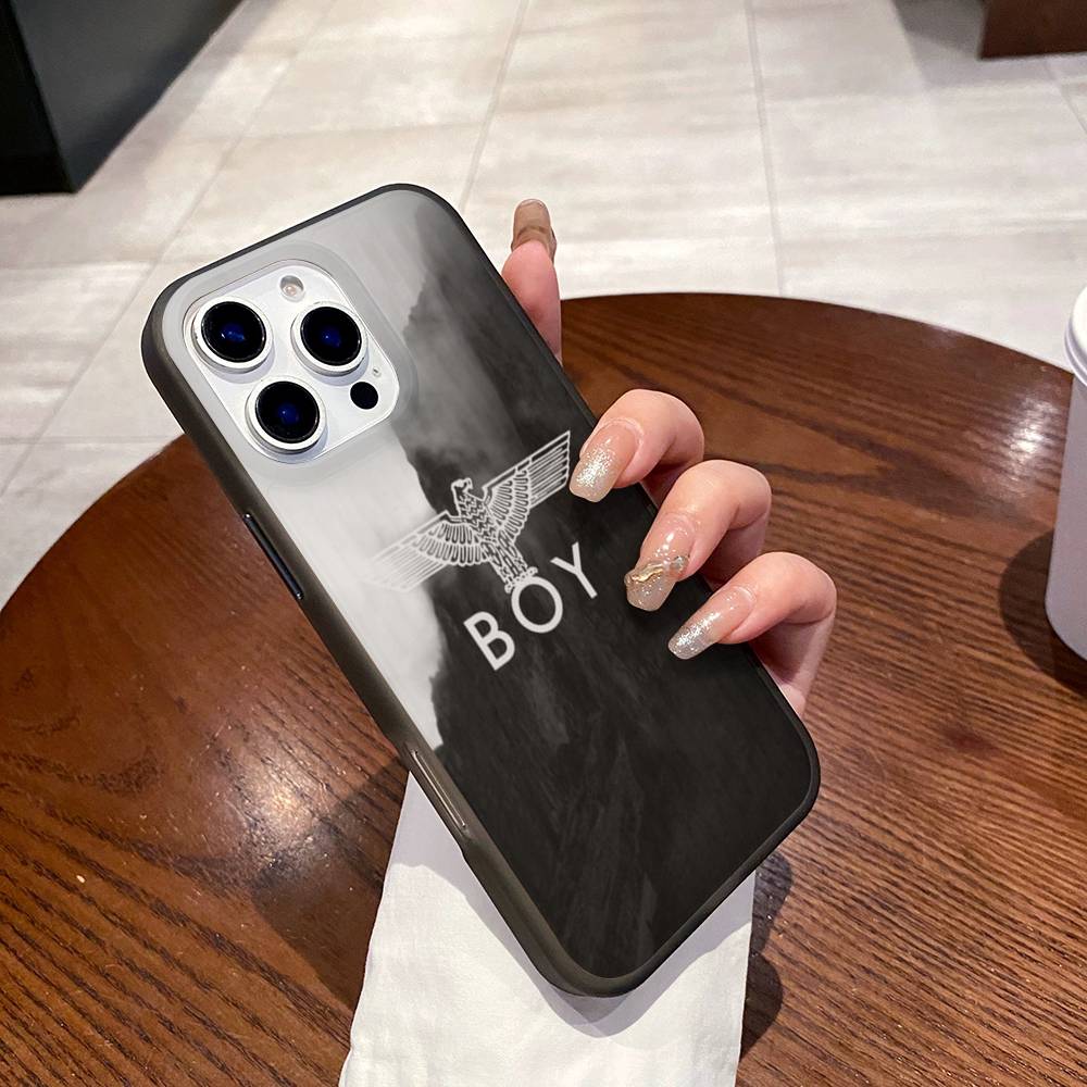 Classic Punk Logo B-Boy L-London For IPhone 17 16 15 14 13 12 11 Pro Max Plus Pro Corrugated Shockproof Matte Phone Cover