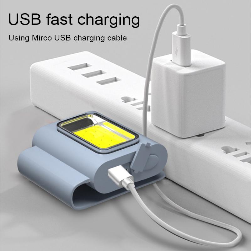 Led Safety Lights Running Lights Clip On Collar Usb Rechargeable Collar Light Hands Free For Running Camping Cycling Night Ligh