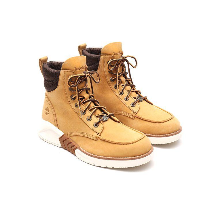 Timberland Durable Shock Absorbing Versatile Comfortable Short Outdoor Boots Men boots Wheat A27WC