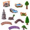 Miniature Fairy Garden Ornament Set Mini Garden and Pond Figurines Perfect for DIY Crafts Garden Decorations Perfect for Fairy Garden Accessories and