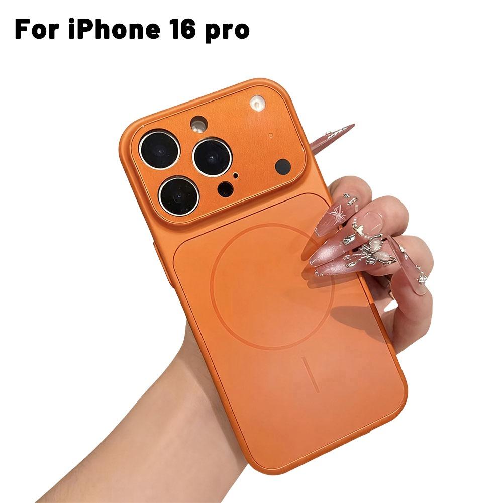

Original Glass Nano Matte Case For iPhone 17 Air 16 15 14 13 Pro Max 17Pro Magnetic For Magsafe Wireless Charging Armor Funda