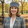 Vintage Looking Pillbox Hat French Style Woolen Top Hat Formal Hat Live Show