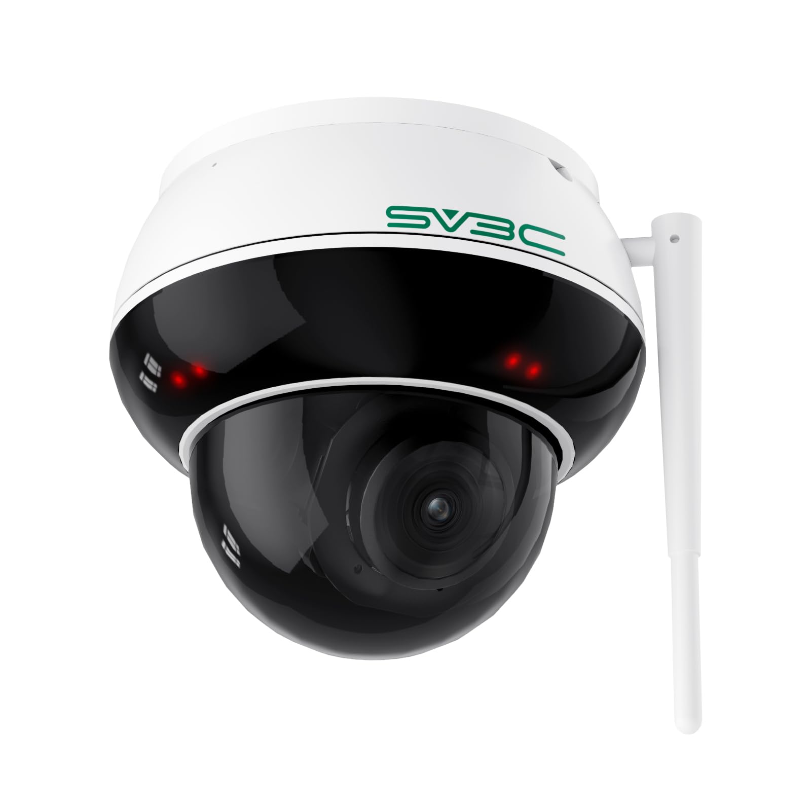 

SV3C Outdoor Wireless Security 8 Human IP66 Camhipro HiP2P Dome NVR Compatible Camera, Megapixels, Wi-Fi, Detection, Waterproof, 2.4g/5g Compatible,