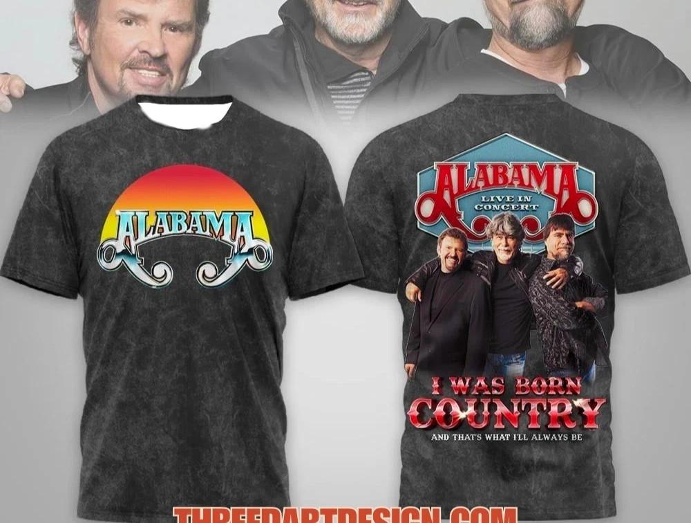 Alabama Live In Concert 3D T-Shirt 4XL