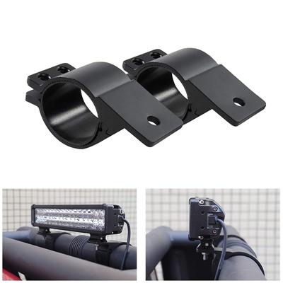 Offroad SUV Bullbar Tube Light Bracket ATV UTE Auto Aluminum Horizontal Bar Roll Cage Driving Lamp Clamp Mounting Holder