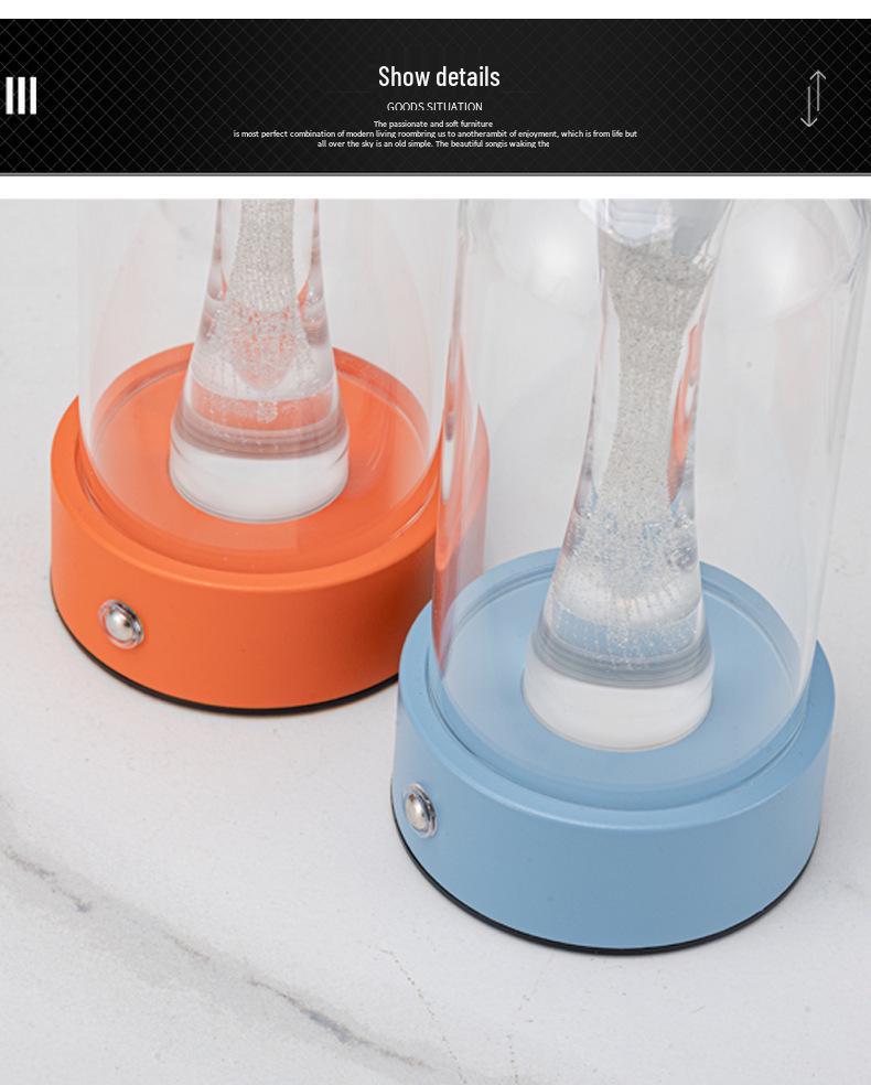 Acrylic Wrought Iron Night Light: Elegant Table Lamp for Hotels, Cafes, and Bedrooms