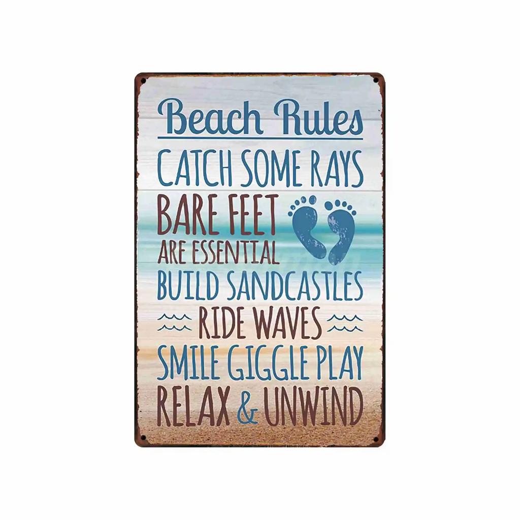 [ DecorMan ] BBQ Kitchen  Metal Signs Custom Wholesale Painting Bar Decor DD-1688