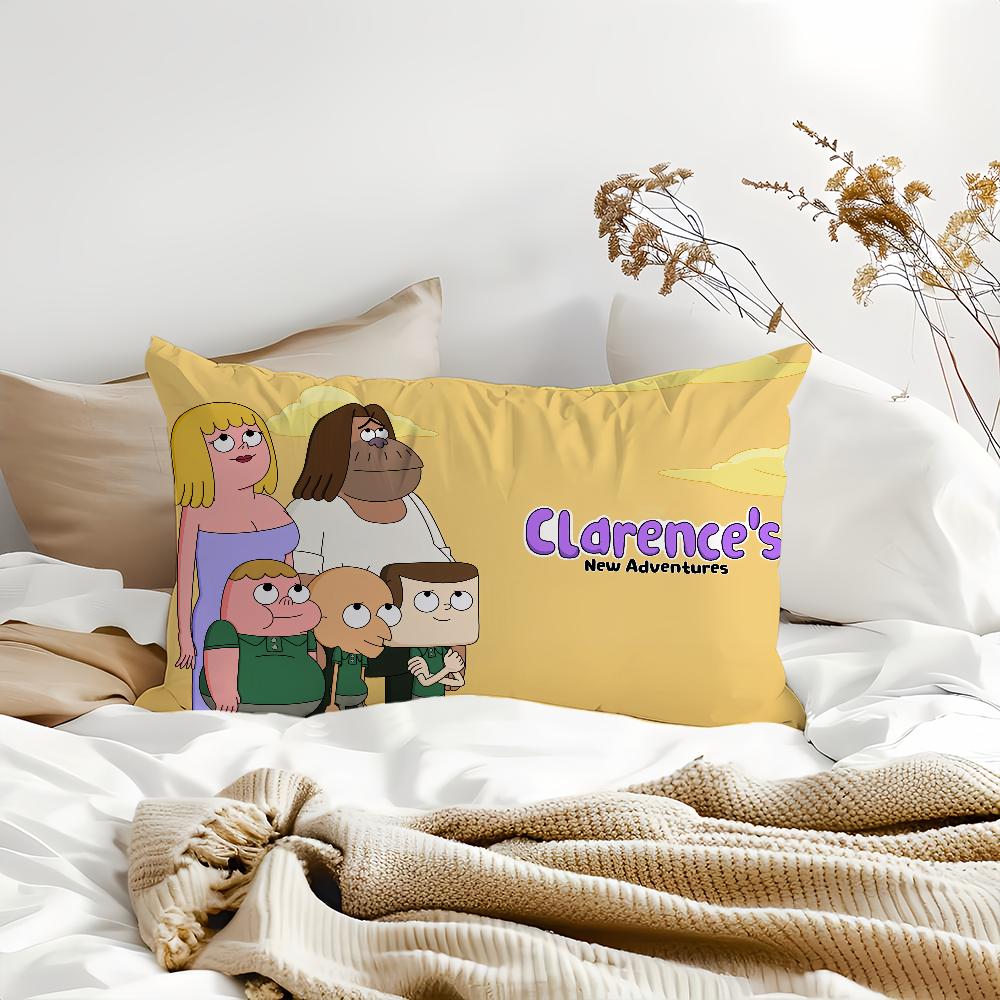 Cartoon C-Clarence Pillow Case Suitable For All Seasons Home Decoration Cushion Cover Suitable For Livingroom Bedroom Sofa