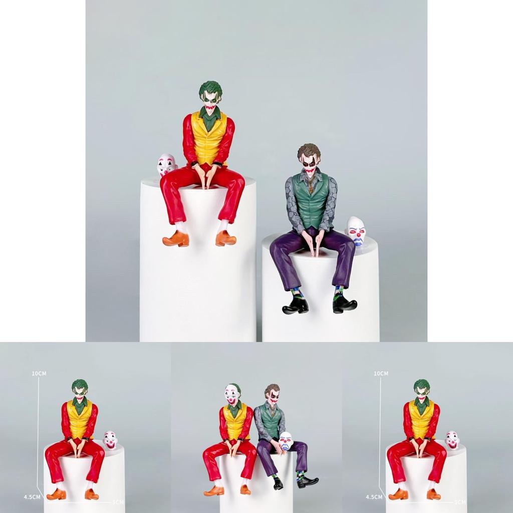 Suicide Squad Joker Miniature Pvc Car Figurine With Detachable Mask For Car Accessories