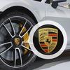 4Pcs 56MM Car Styling Wheel Center Hub Cap Stickers Accessories For Porsche 911 718 Taycan Panamera Cayenne Macan Boxster Cayman
