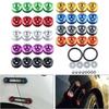 Jdm Car Modified Hex Fasteners Fender Washer Front/Rear Bumper Engine Concave Screws Fender Washer License Plate Bolts Styling